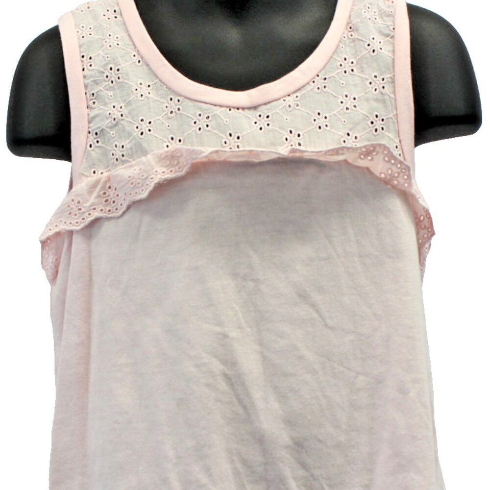 Pink Lemonade Girls size 6X Adorable Eyelet Lace Pullover Top Shirt 6X